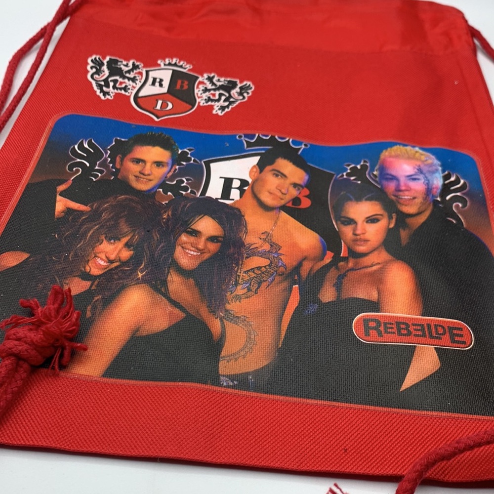 Rebelde Canvas Drawstring Bag - Picture 3 of 6